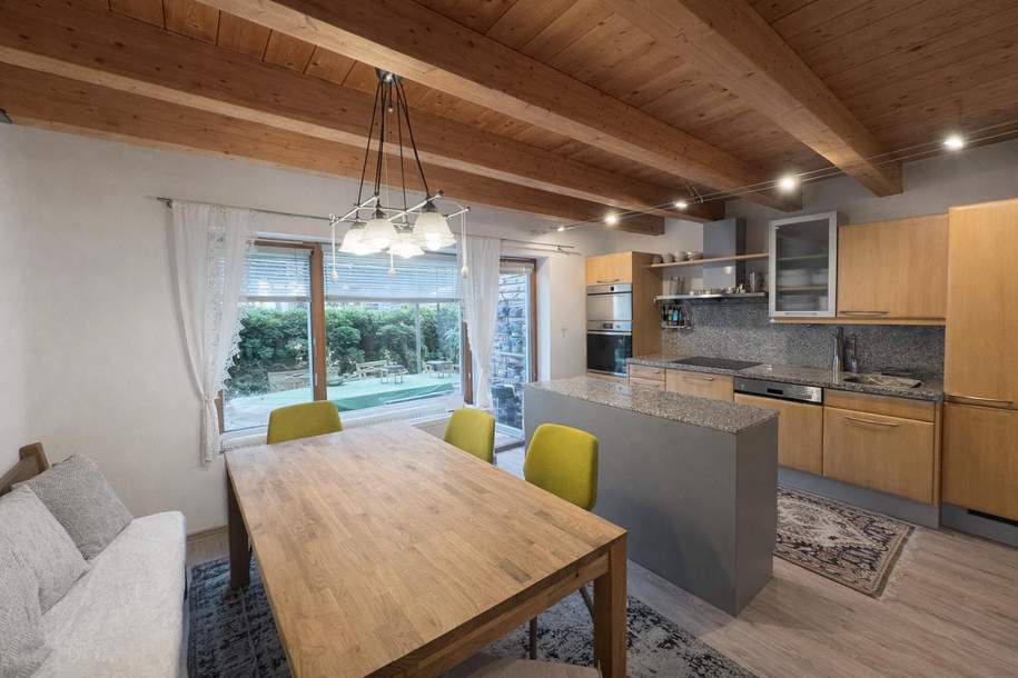 Charmantes Reihenhaus auf mehreren Ebenen mit großer Dachterrasse in sonniger Lage von Telfs, Haus-kauf, 465.000,€, 6410 Innsbruck-Land
