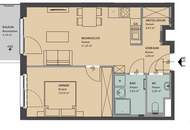 Moderne 2-Zimmer Wohnung mit Balkon