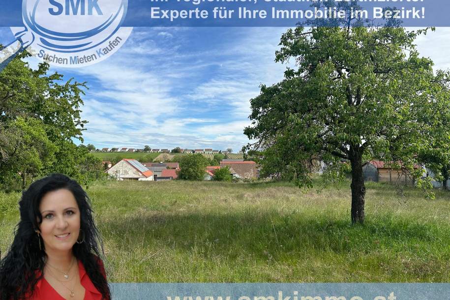 Schönes, sonniges Baugrundstück direkt in Niederschleinz!, Grund und Boden-kauf, 25.623,€, 3714 Hollabrunn