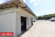 Außenlagerfläche mit Garage im Ennshafen!
