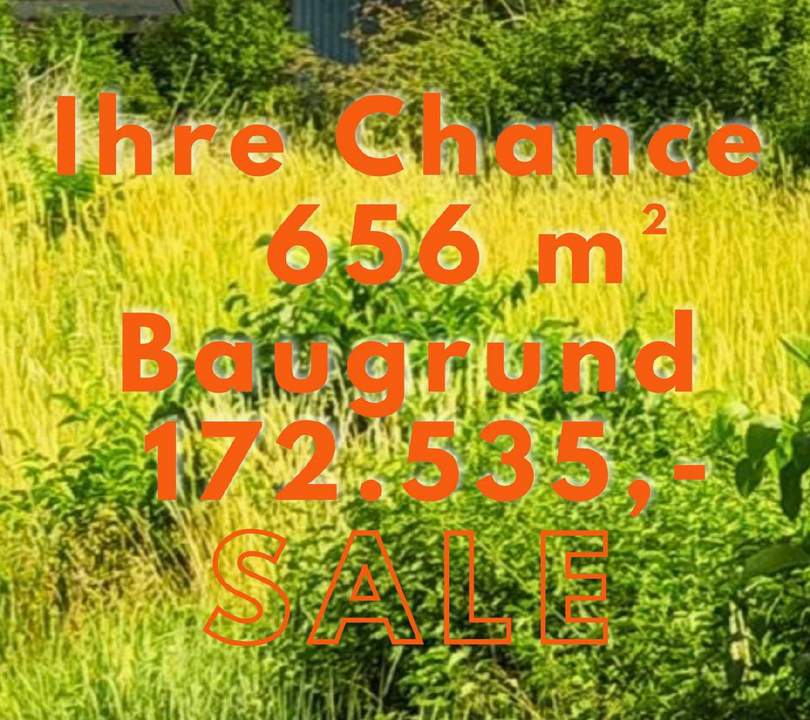 IHRE CHANCE - BAUGRUND MIT ZUKUNFT – ab 656 m² IN HARMANNSDORF-RÜCKERSDORF AB € 172.535,-