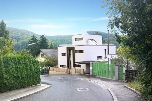 Preisanpassung! Moderne Neubauvilla in malerischer Umgebung und Fernblick!, Haus-kauf, 1.195.000,€, 1140 Wien 14., Penzing
