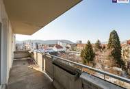 Großzügige 4-Zimmer Wohnung mit 2 Balkonen + Parkplatz und viel Potenzial – 98 m² in Graz - sanierungsbedürftig!