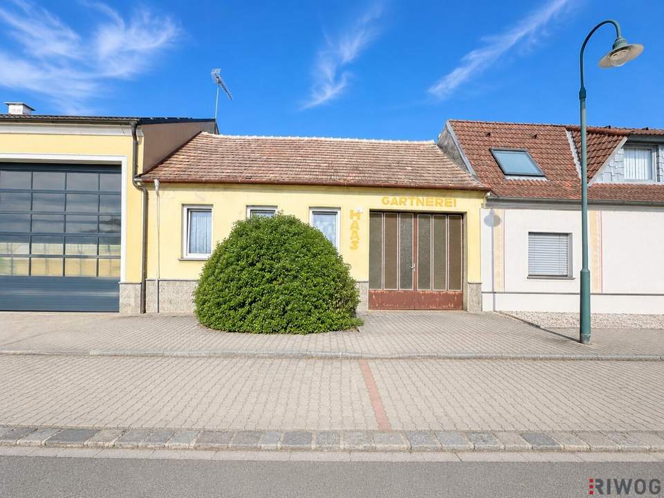 Ehemalige Gärtnerei mit 2.200 m² Grundfläche und vielfältigem Entwicklungspotenzial