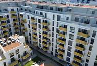 Neubau-Erstbezugs-Büro beim Kirschblütenpark. Hochwertige 3 Zimmer Einheit mit Terrasse, Balkon und Markenküche.