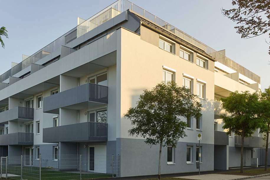 3-Zimmer-Dachterrassenwohnung - Neubau - Komplettküche - Kellerabteil - Akademieparknähe / CQ4-34, Wohnung-miete, 877,00,€, 2700 Wiener Neustadt(Stadt)