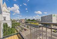 Exklusive 3-Zimmer-Wohnung mit Balkon &amp; Blick auf das Wiener Riesenrad – Direkt an der U2 Messe-Prater optional Garagenplatz