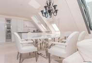 Exklusive Luxus-Dachgeschosswohnung mit ca. 60 m² Dachterrasse | voll möbliert | Smart Home | Garage | 1180 Wien