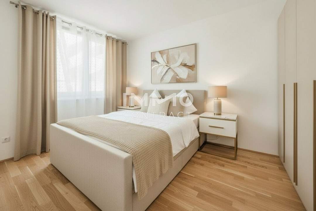 Großzügige 2-Zimmer-Terrassenwohnung im 1.DG – provisionsfreier Erstbezug