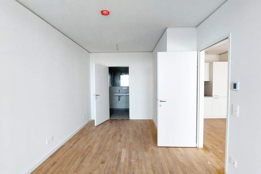 Urbaner Lifestyle – 2-Zi.-Erstbezug mit Rooftop Spa | TOWER HOMES, Wohnung-miete, 1.440,00,€, 1220 Wien 22., Donaustadt