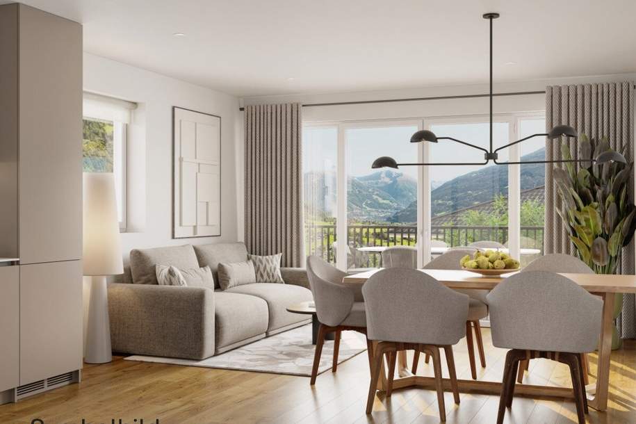 Exclusive Vier-Zimmer-Eigentumswohnung mit Balkon in Bad Hofgastein, Wohnung-kauf, 512.000,€, 5630 Sankt Johann im Pongau
