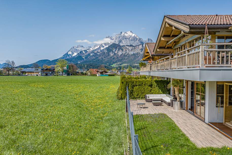 Gartenwohnung mit traumhaftem Ausblick in Toplage, Wohnung-kauf, 995.000,€, 6380 Kitzbühel