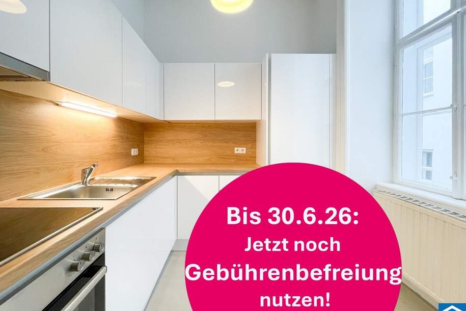 Hofruhelage: 2 Zimmer-Altbauwohnung im Herzen Wiens mit neuer Küche (Balkonanbau möglich!), Wohnung-kauf, 469.000,€, 1030 Wien 3., Landstraße