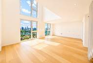 Penthouse Vienna: Duplex Sky Residence with Danube & City View