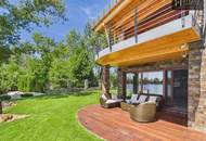 An Exceptional Waterfront Retreat with Private Beach and Unrivaled Privacy