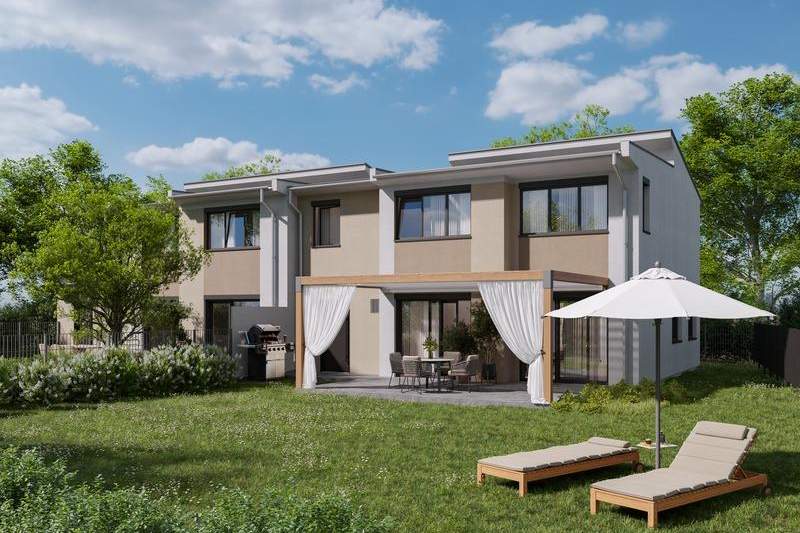 Erstbezug! Doppelhaushälfte in ruhiger Lage nahe dem idyllischen Mühlwasser!, Haus-kauf, 1.099.900,€, 1210 Wien 21., Floridsdorf
