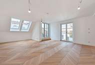 SONNIGES DACHJUWEL mit 2 Terrassen! Hofseitiger 2-Zimmer-Erstbezug nächst Naschmarkt