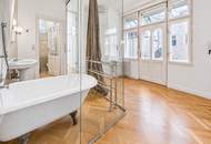 Repräsentative 5-Zimmer-Altbauwohnung mit 2 Balkonen & Garage