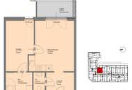 Hofseitige 2-Zimmer-Wohnung inklusive Einbauküche in bester Lage!