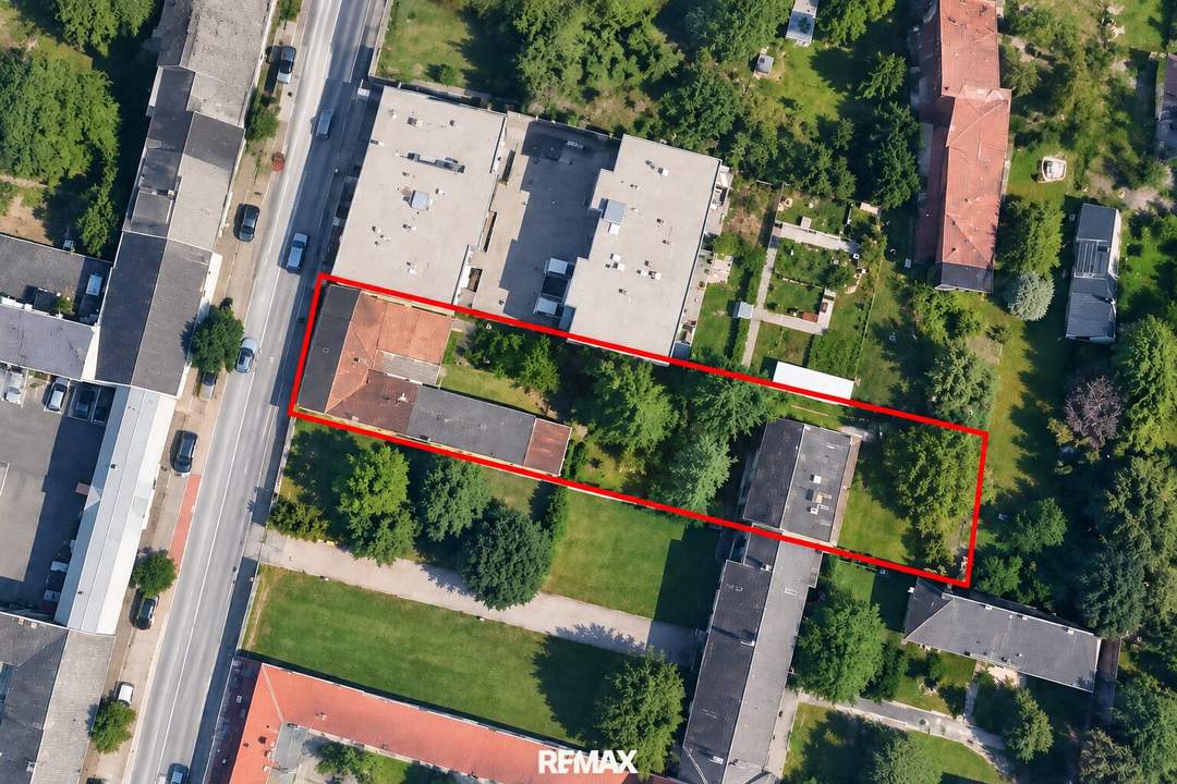 1.055 m² Bauland im Zentrum von Baden – Hausbestand & Entwicklungspotenzial