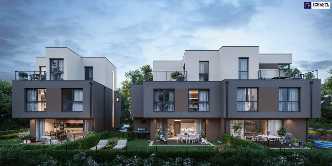 Ihr Rückzugsort in der Stadt: Exklusive Häuser mit moderner Ausstattung und Garten - EINFAMILIENHAUS oder DOPPELHAUSHÄLFTE - MIT KELLER - BELAGSFERTIG