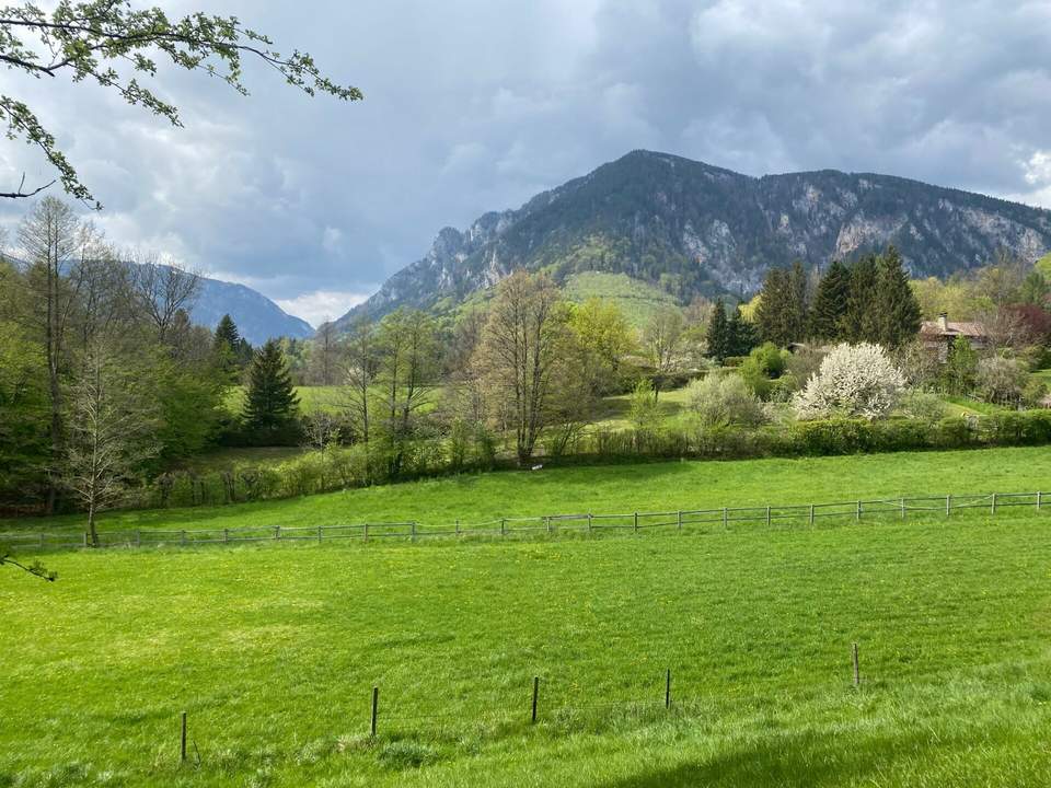 Traumkulisse! Freier Blick auf die Rax!