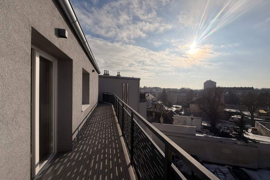 Mischekgasse - 3 Zimmer DG mit großzügiger Terrasse zu vermieten, Wohnung-miete, 1.177,50,€, 2320 Bruck an der Leitha