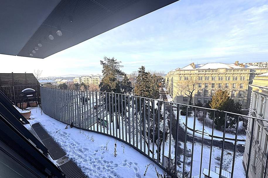 ERSTBEZUG - EXTRAVAGANTES SINGLE-DACHGESCHOSS MIT BALKON, Wohnung-miete, 1.050,00,€, 1140 Wien 14., Penzing