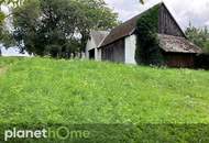 Bauland mit landwirtschaftlichem Gebäude und Altbaumbestand
