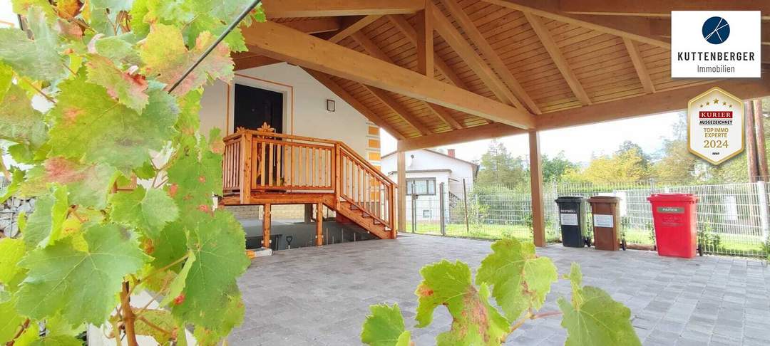 "Massivholzhaus mit Keller und Garten im malerischen Thayatal im nördlichen Waldviertel"