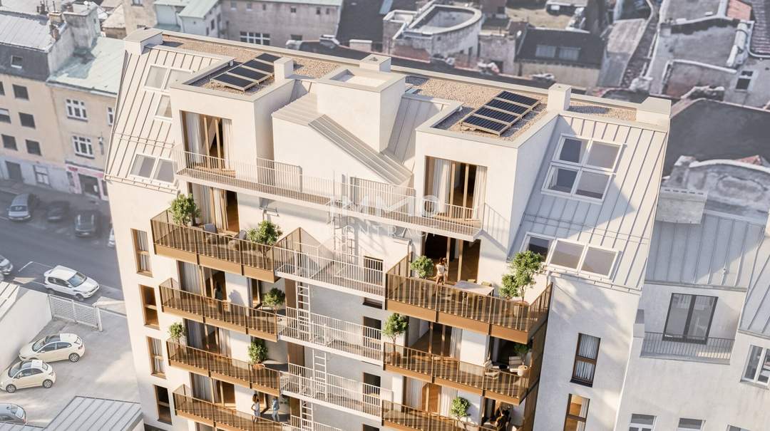 Exklusiver Erstbezug: 3-Zimmer-Dachgeschosswohnung mit sonniger Terrasse