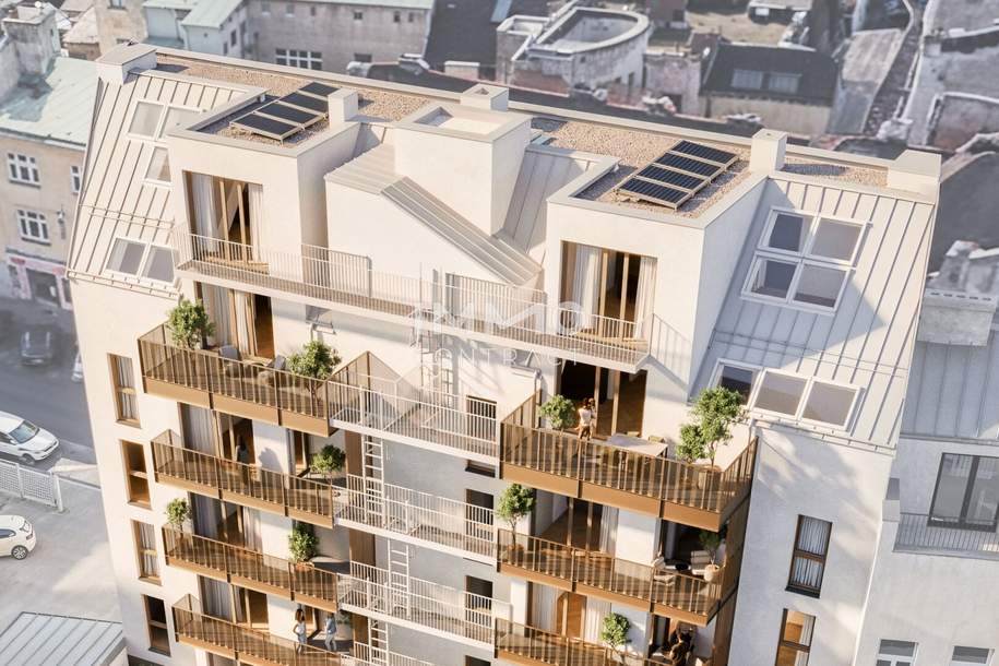 Exklusiver Erstbezug: 3-Zimmer-Dachgeschosswohnung mit sonniger Terrasse, Wohnung-kauf, 172.100,€, 1220 Wien 22., Donaustadt
