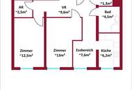 Ihre Top-Anlage: Gut geschnittene, möblierte Wohnung in Ruhelage; freie Miete möglich