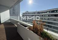 DANUBEFLATS: Entzückendes Studio mit sonnigem Balkon (Gym, Pool, Spa, Lounges im Turm) - NEW