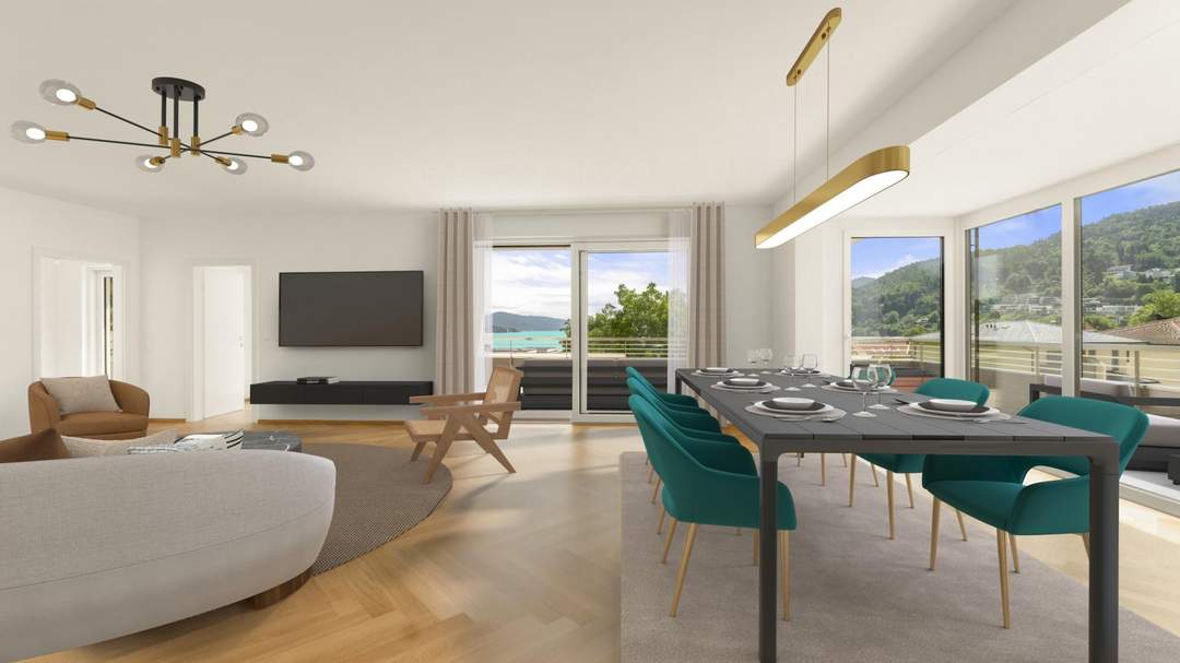 Everyday Luxury - Ihr Penthouse - Ihr Wörthersee-Panorama - Lifestyle am See - Reifnitz - Neubau - bezugsfertig