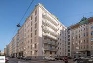 Helle, klimatisierte und möblierte Stadtwohnung: 2 Zimmer + Küche + Balkon (Abendsonne!) nahe U1 ab 1.8.26