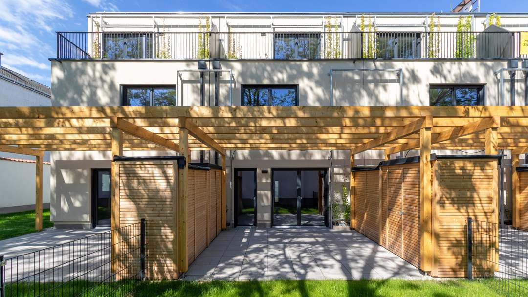 *FRÜHLINGSAKTION* JETZT 5% sparen! Exklusive Reihen- und Doppelhäuser am idyllischen Hunyadi Park mit Blick in den Park im ALTORT MARIA ENZERSDORF!