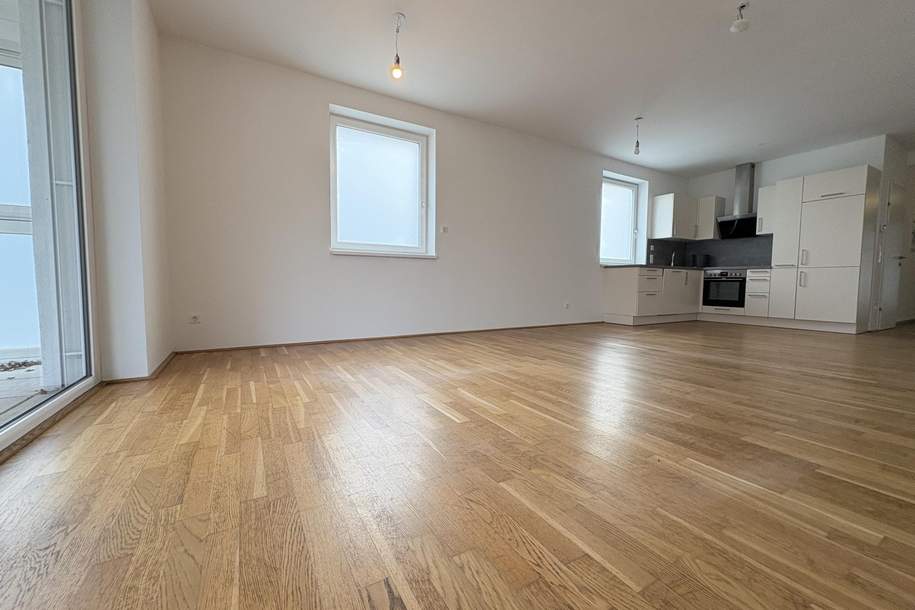 Ausgezeichnete 3 Zimmer Wohnung mit Terrasse und kleinem Eigengarten, Wohnung-miete, 1.283,46,€, 4030 Linz(Stadt)