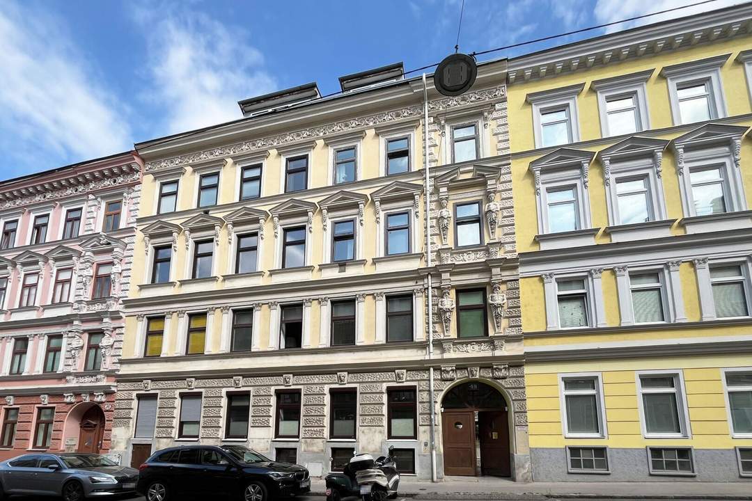Klein, aber oho! Helle Garconniere in ruhiger Hoflage unweit Thaliastraße