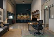 Ebenerdige Halle | modernes, repräsentatives Gelände | nutzbar als Werkstatt, Lager oder Büro | beheizt &amp; mit Wasseranschluss