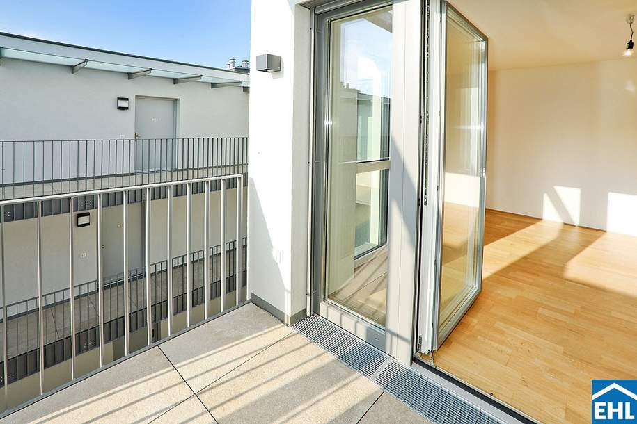 Leopold XXI – Moderne 2-Zimmer-Wohnung mit Terrasse für Naturliebhaber!, Wohnung-miete, 899,00,€, 1210 Wien 21., Floridsdorf