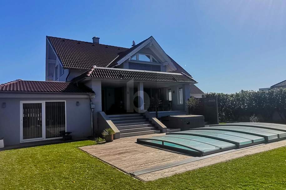 MODERNE ELEGANZ - GROSSZÜGIGER FAMILIENHIT MIT POOL UND POOLHAUS, Haus-kauf, 850.000,€, 2443 Eisenstadt-Umgebung