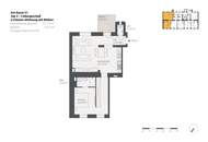 Kleinod mit Stadtgarten | Balkonwohnung mit 2 Zimmern und Grünblick