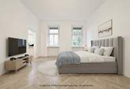 Privatverkauf / Provisionsfrei - Gemütliche Zwei-Zimmer-Altbauwohnung in Ruhelage