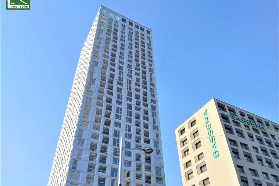 VIENNA 22 - SELTENE GELEGENHEIT MIT ROOFTOP POOL! SONNENDECK! FITNESSRAUM!, Wohnung-miete, 1.498,99,€, 1220 Wien 22., Donaustadt