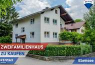 Wohnen am Traunsee! Parifiziertes Zweifamilienhaus mit großem Garten, KFZ-Stellplätzen, Carport und Garage