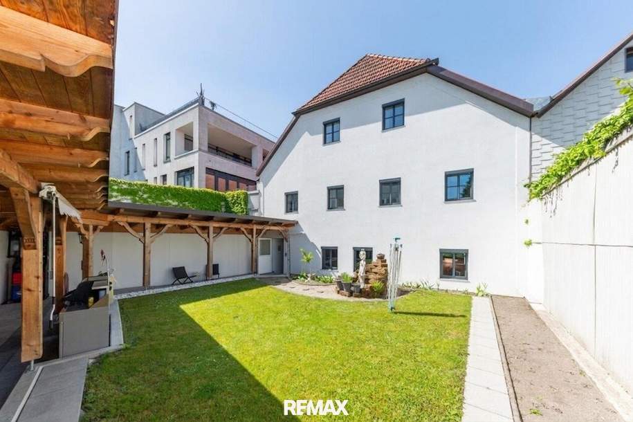 Modernes Stadthaus mit traumhaftem Gartenbereich in zentraler Lage von Steyr – großzügiges Wohnen auf 419 m² Wohn- & Nutzfläche, Haus-kauf, 622.000,€, 4400 Steyr(Stadt)