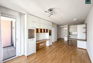 Provisionsfrei: Apartment beim Grünareal „Freie Mitte“ - Teilmöbliert, Deckenkühlung, Panoramabalkon, Gym!