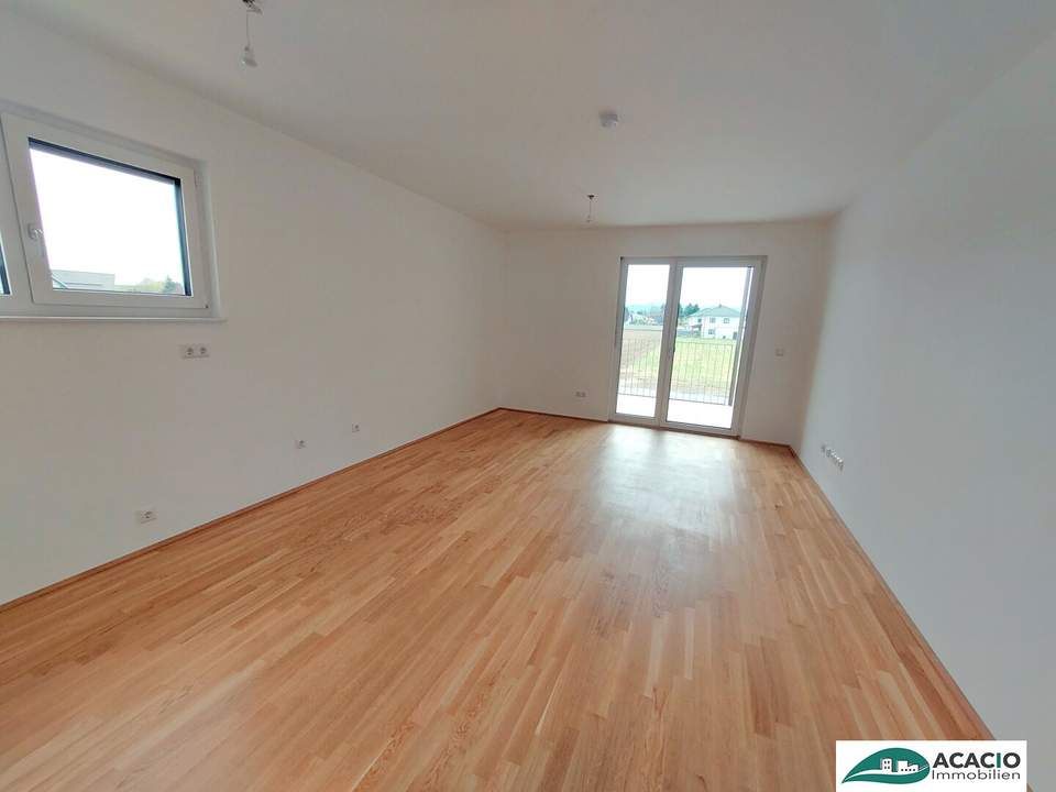 ***NEU: charmante und sonnige 3-Zimmer-Wohnung mit Loggia - leistbarer Neubau Nähe St.Pölten / Wohnpark Ober-Grafendorf - ökologisch, hochmodern, ausgezeichnet ***