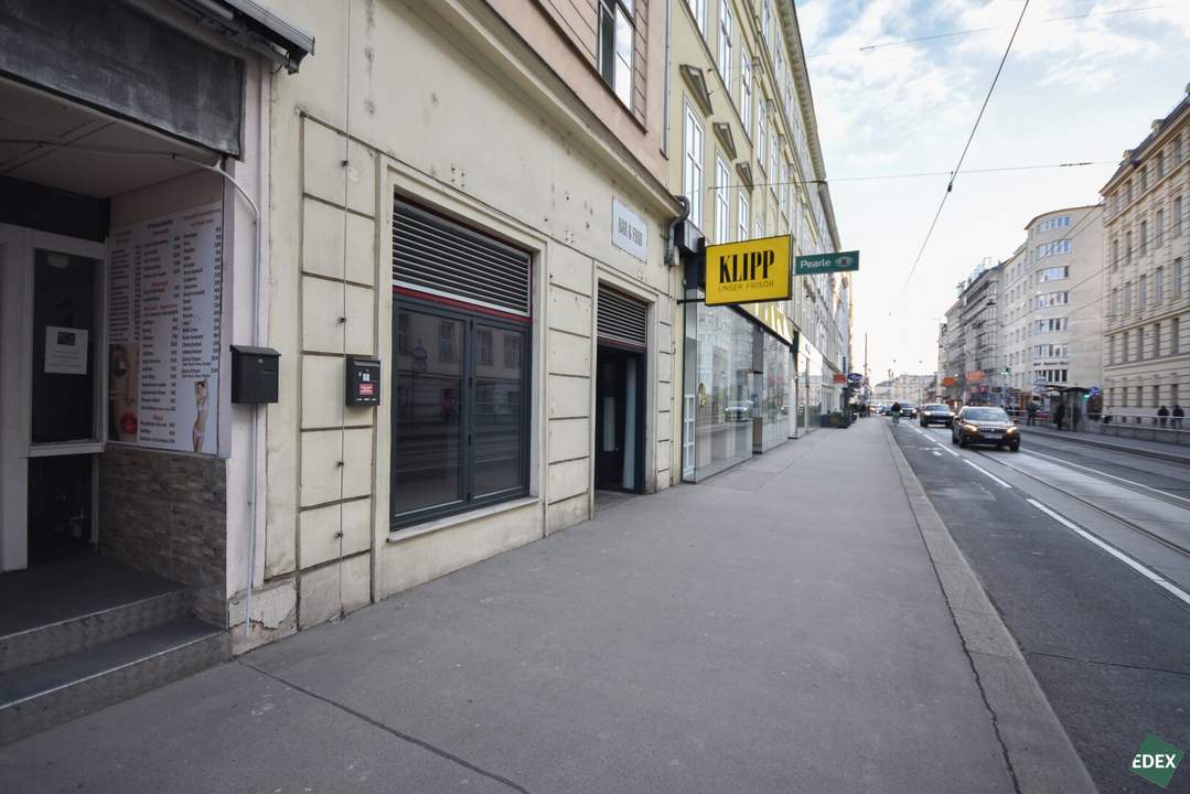 Vermietetes Geschäftslokal in Frequenzlage auf der Währinger Straße zu verkaufen